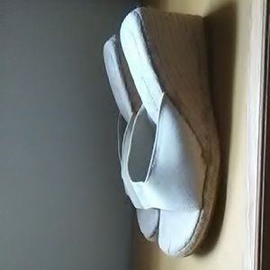 Shoes Khaki espadrille wedges BN